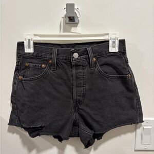 Levi's Black 501 Shorts